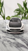 ماکت فلزی ماشین بنز AMG دود زا - سفید - اقتصادی